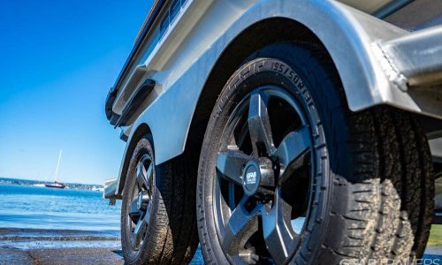 GFAB Alloy Double Sportski Trailer - Black 13" Alloys